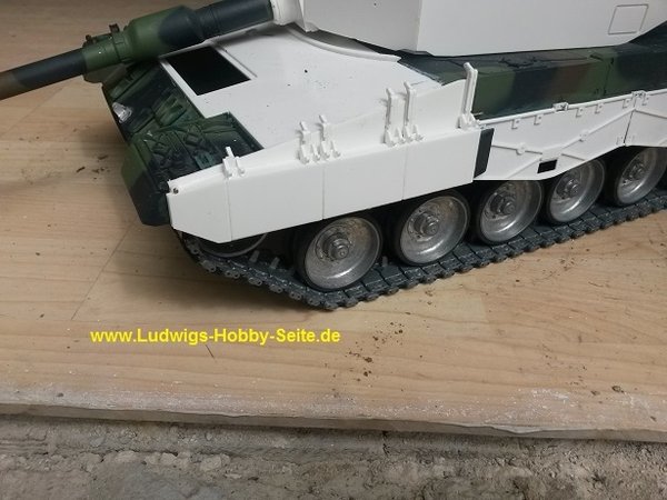 Schwere Schürzen Leopard 2a4 Funktional